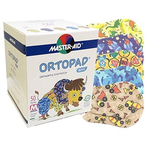 Boys Adhesive Eye Patches, 50/bx, Blue Camo Pack, Med Size 2-4 yr - view 4