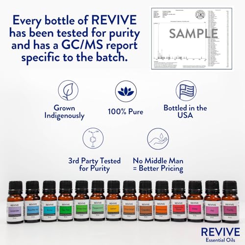 Starter Kit by Revive Essential Oils - 100% Pure Therapeutic Grade, for Diffuser, Humidifier, Massage, Aromatherapy, Skin & Hair Care - view 4