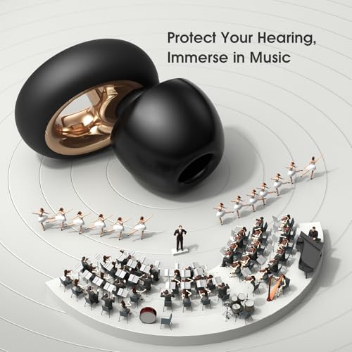 Ear Plugs for Sleeping, 55dB Noise Cancelling Ear Plugs, Reusable Earplugs for Noise Reduction, Snoring, Side Sleepers, Concert Ear Plugs, Airplane Travel, Hearing Protection(8 Tips, Grey) - view 5