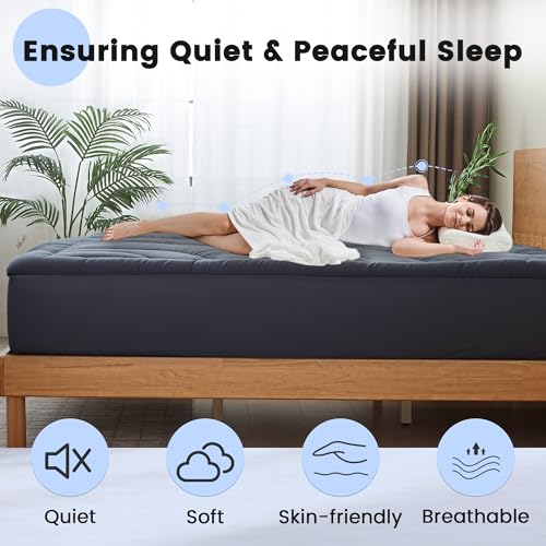 Waterproof Mattress Pad Queen, Quilted Fitted Queen Mattress Protector - view 2