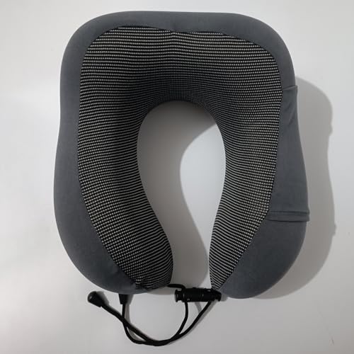 Travel Memory Foam Neck Pillow for Traveling, Travel Pillow for Airplanes for Adult (C-Black) - view 2