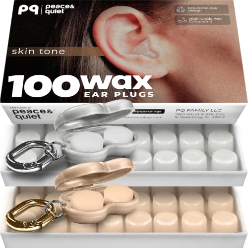 PQ Wax Earplugs, Silicone Ear Plugs for Sleep, Classic, 100 Ct - view 7