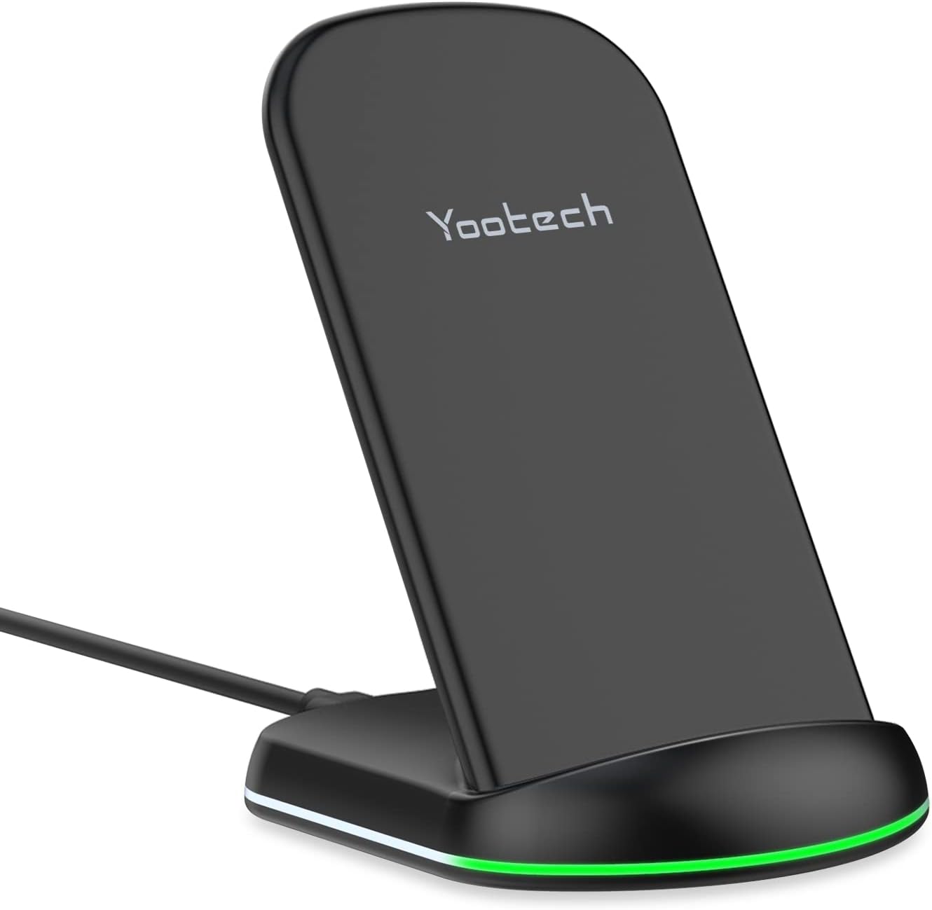 Wireless charger, 10W max wireless charging stand (no AC adapter) | compatible with iPhone 17/17 Pro/17 Pro Max/Air/16e/16/16 Plus/16 Pro Max/15/14/13/SE 2022/12/11/X/8, Galaxy S25/S24/S23/S22
