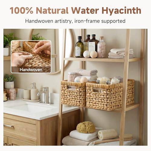 Wicker Baskets, Wicker Storage Baskets for Shelves, 2-Pack - view 5