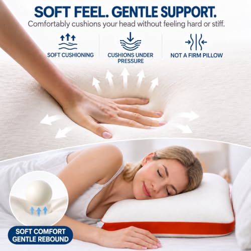 Loaf Shape Silicone Foam Pillow, Standard - view 2