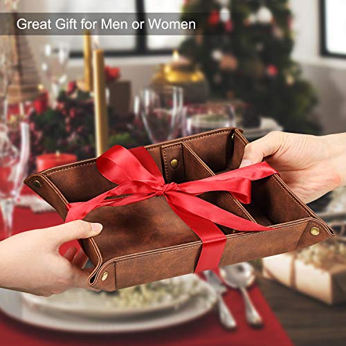 Valet Tray Desktop Storage Organizer with 2 Compartments - view 2