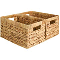 Wicker Baskets, Wicker Storage Baskets for Shelves, 2-Pack