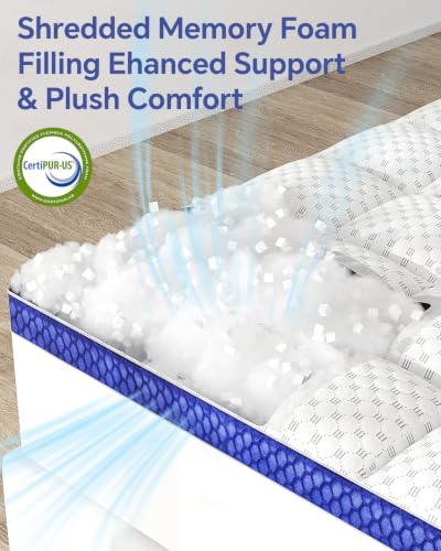 King Mattress Topper, Pillow Top Mattress Pad Bed Cover 2 Inch - view 3