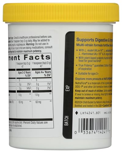 Primadophilus Reuteri Probiotic Powder, Supports Digestive & Immune Health*, Multi-Strain Formula, with Prebiotics, 3 Billion Live Cultures, 5 Oz (Packaging May Vary) - view 2