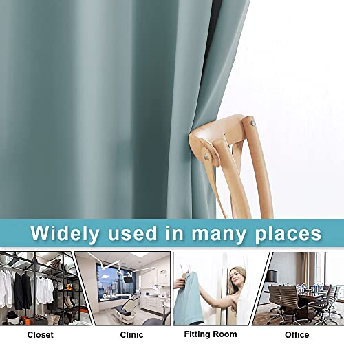 Privacy Room Divider Curtains for Office Bedroom Dorm Separation - view 5