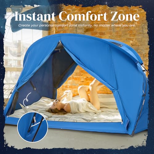Bed Tent Canopy, Twin, Blackout Portable Sleep Tent - view 5