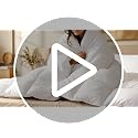 Comforter Duvet Insert, Quilted Comforter with Corner Tabs, Box Stitched Down Alternative Comforters (Black, King UK) - view 7