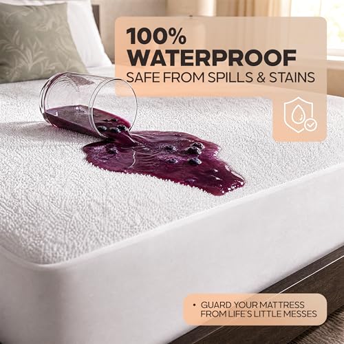 Beddora Waterproof Queen Size Mattress Protector fits Upto 17" Deep Pocket - view 3