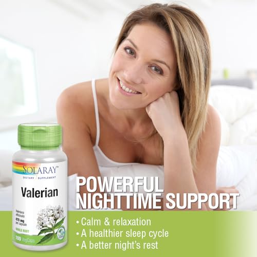 Valerian Root 470mg, with Herbal Support - 100 VegCaps - view 4