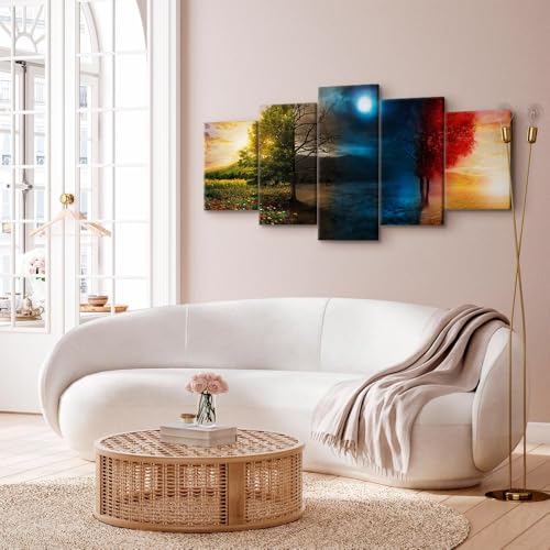 Acoustic Panels Canvas Wall Art Print, Office Tree 40x20 Inch - view 4