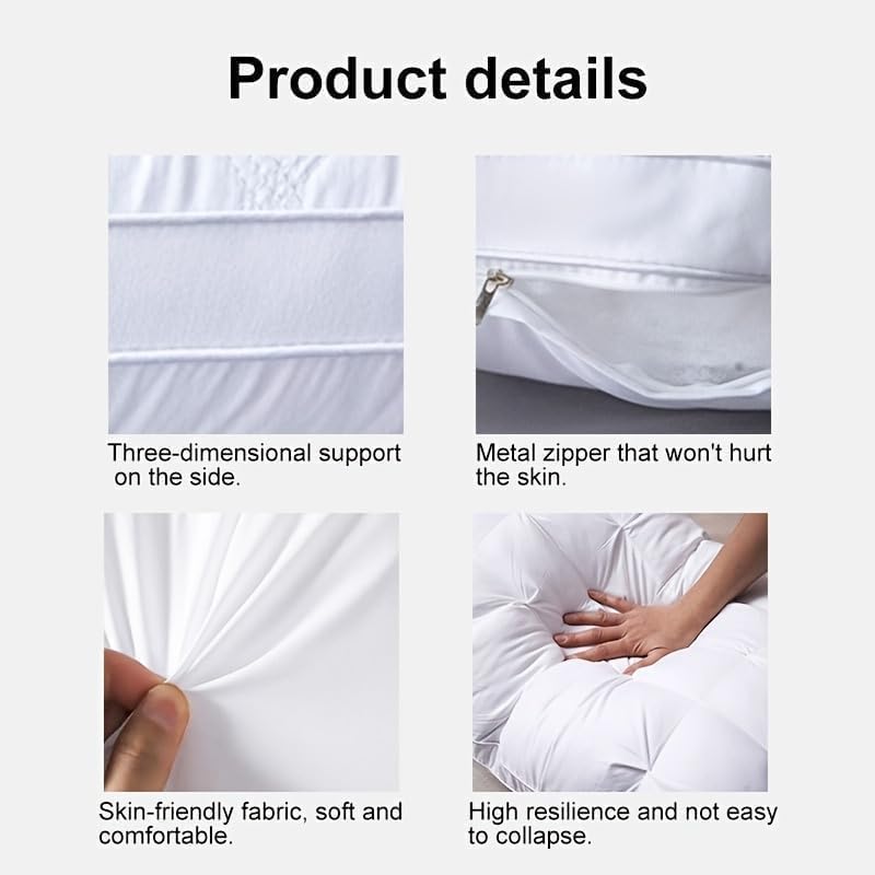 Pillows Queen Size Set of 2, Hotel Quality Bed Pillows for Sleeping 20x30in - view 6