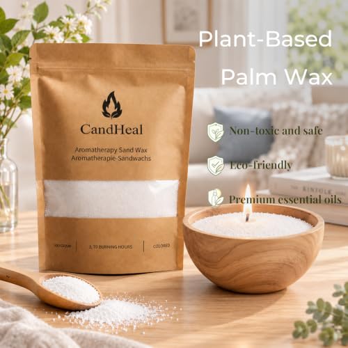 Fall Pearled Candle Sand with Wicks, 3.3 lb Lavender Sand Wax - view 3