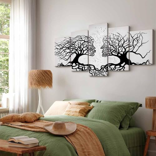 Acoustic Panels Canvas Wall Art Print, Office Tree People 80x40 in - view 5