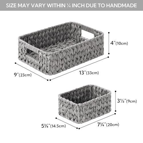 Small Wicker Baskets for Organizing, Wicker Storage Baskets - view 4