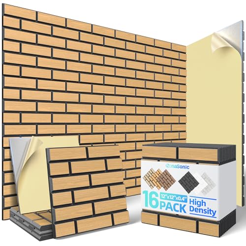 Self-Adhesive Acoustic Panels High Density Sound Proof Foam Panels for Wall