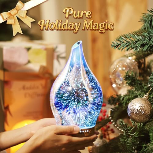 Essential Oil Diffuser 150ml Handmade Glass Diffuser 6H Runtime - view 6