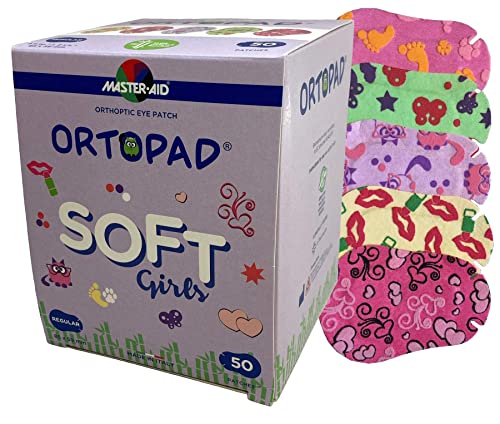 Adhesive Eye Patches, Pink Hearts Pack, 50/bx, Reg Size 4+ yr - view 4