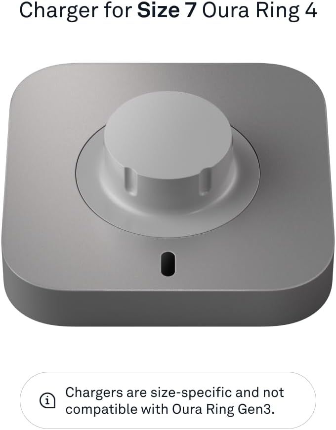 Ring 4 Charger - Size 7 - Charging Dock and USB-C Cable - Charges Ring 4 up to 8 Days - view 2