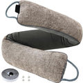Weighted Door Draft Stopper, Beige, 38inch