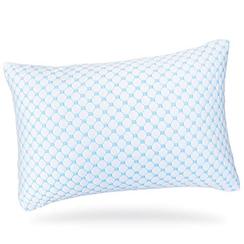 Cooling Pillows for Sleeping - Memory Foam Pillows - Luxury Gel Pillow with Reversible Cover Cool to Velvety - Breathable Bed Pillows for Side Sleepers - Queen - 18 x 26 - view 2