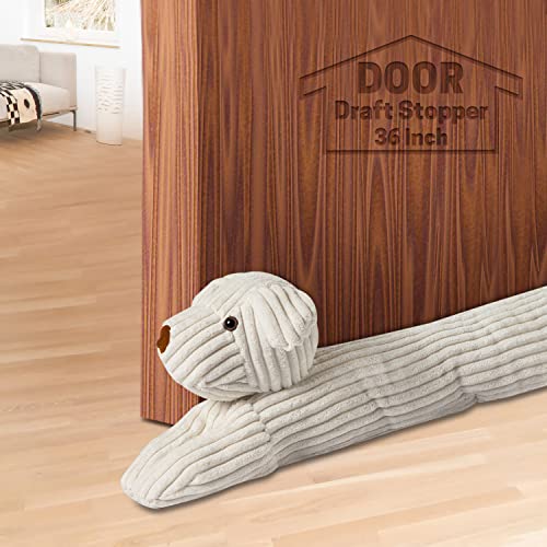 36 Inch Under Door Stopper, Decorative Door Noise Blocker