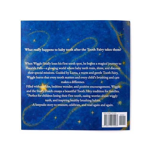 A Tooth Fairy Tradition Keepsake Set: Wiggle and the Starry Pouch - view 4