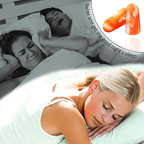 Soft Foam Earplugs 100 Pairs Softies Ear Plugs for Sleeping, Snoring, Work, Travel, Shooting -33dB Highest NRR Made in USA - view 3