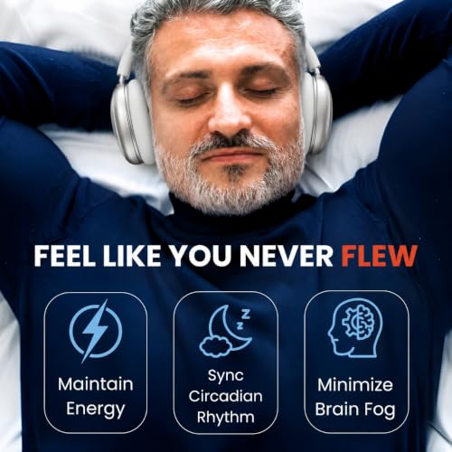 Jet Lag Relief Pills for Travel – Research-Backed Ingredients in Meaningful Doses – Arrive Energized, Alert & Ready – Energy, Focus & Immune Support – 60 Capsules - view 3