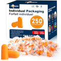 Ear Plugs, 250 Pairs Ear Plugs for Sleeping