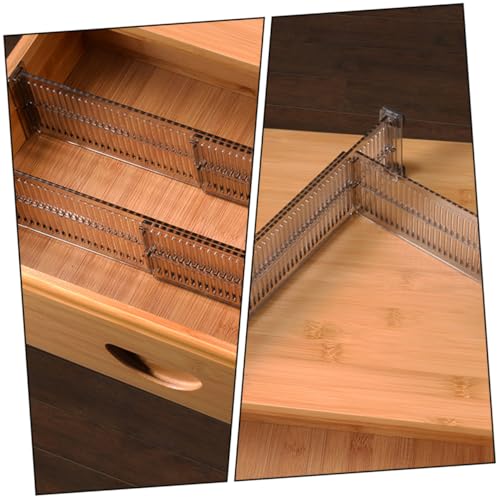 Adjustable Retractable Drawer Divider 2 Sets Plastic Organizer - view 3
