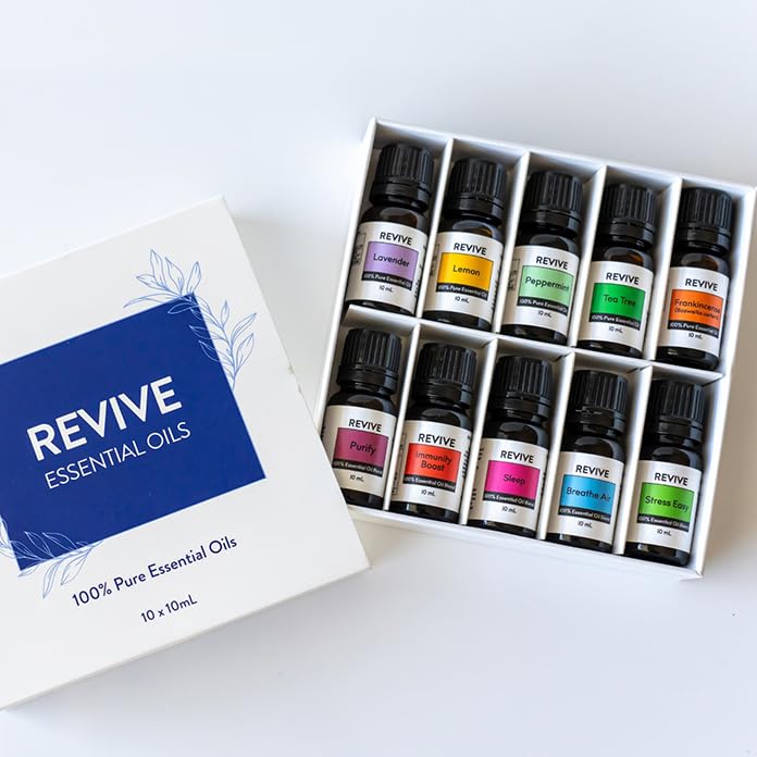 Starter Kit by Revive Essential Oils - 100% Pure Therapeutic Grade, for Diffuser, Humidifier, Massage, Aromatherapy, Skin & Hair Care - view 2