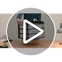 3-Drawer Medium Desktop Organizer with Paper Tray, Black - view 7