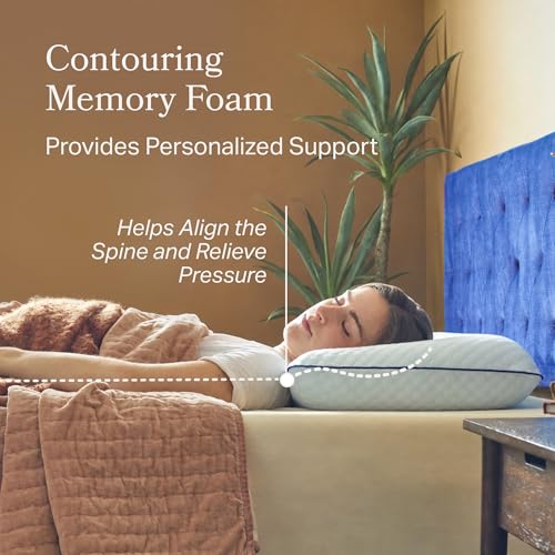 Cooling Gel Memory Foam Pillow, Ventilated, Standard Size - view 2