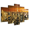 Acoustic Panels Canvas Wall Art Print, Office New York 90x45 in