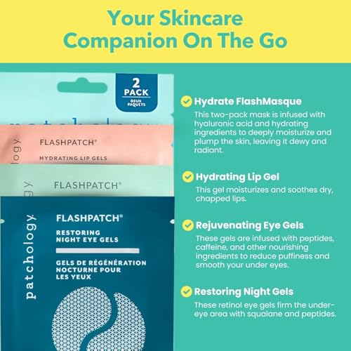 On The Fly Travel Essentials Kit | Eye Patches, Lip & Face Mask - view 5