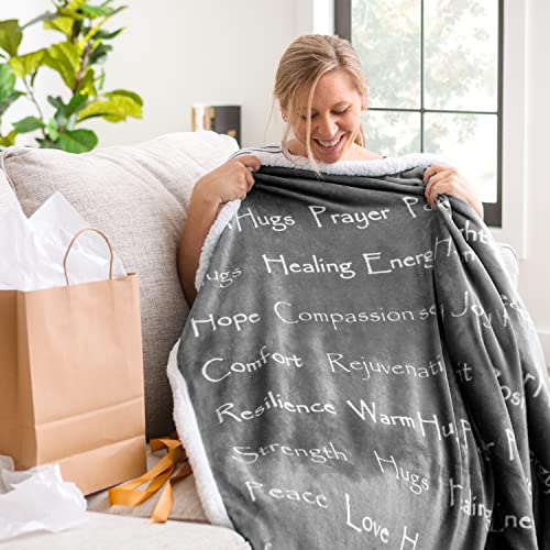 Premium Care Gift Combo with Comfort Words, 5-Piece Set, Gray - view 3