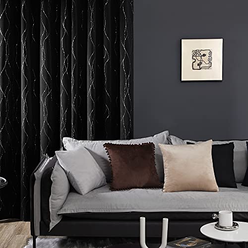 Living Room Curtains 84 Inches Long, Blackout Curtains for Bedroom - view 2