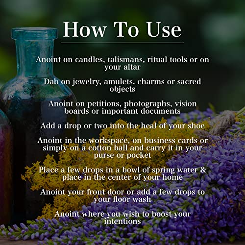 Fiery Wall of Protection Oil | Handmade with Herbs & Essential Oils | Conjure, Wiccan, Hoodoo, Pagan & Magick - view 5