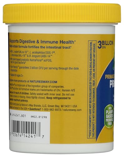 Primadophilus Reuteri Probiotic Powder, Supports Digestive & Immune Health*, Multi-Strain Formula, with Prebiotics, 3 Billion Live Cultures, 5 Oz (Packaging May Vary) - view 5