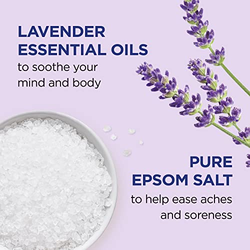 Sleep Spray with Melatonin & Essential Oil Blend (Pack of 3) & Epsom Salt Soaking Solution Soothe & Sleep Lavender 3lbs - view 7