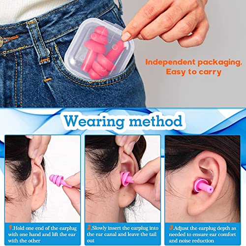 Reusable Silicone Ear Plugs Bulk with Individual Cases, 300 Pairs - view 6