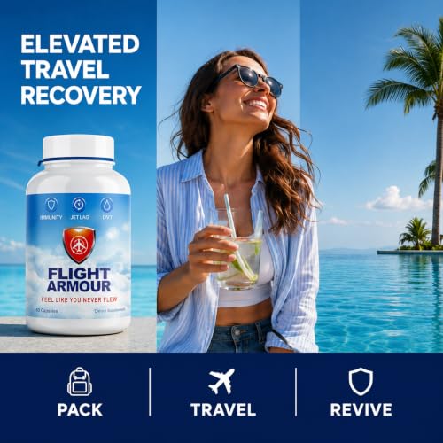 Jet Lag Relief Pills for Travel – Research-Backed Ingredients in Meaningful Doses – Arrive Energized, Alert & Ready – Energy, Focus & Immune Support – 60 Capsules - view 4