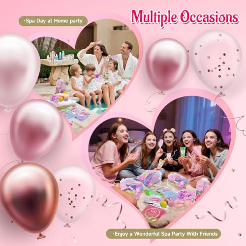 110PCS Spa Day Kit with Face Masks, Lip Balm, Hand Cream, Under Eye Patches - view 4