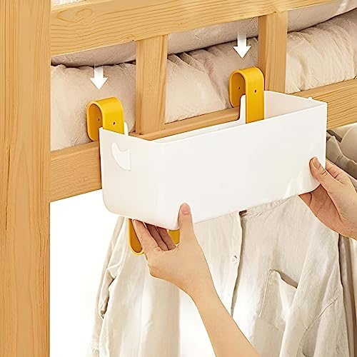 Bunk Bed Shelf for Top Bunk or Bedside Organizer, White, Up to 11 lbs - view 4