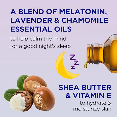 Sleep Body Lotion, 24-Hour Moisture, with Melatonin, Lavender & Chamomile Essential Oils, 8 fl oz (Pack of 3) - view 2